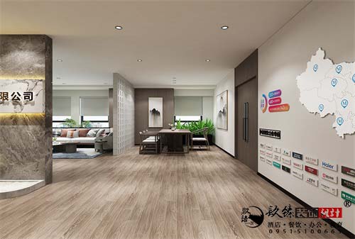 银川办公设计效果图|镹臻设计
