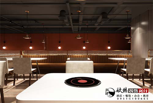 银川餐厅设计效果图|镹臻设计