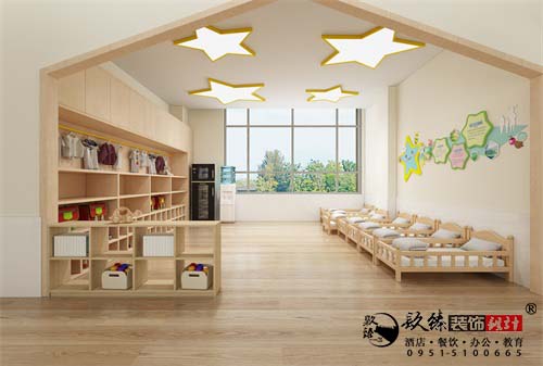 银川幼儿园装修设计效果图|镹臻设计