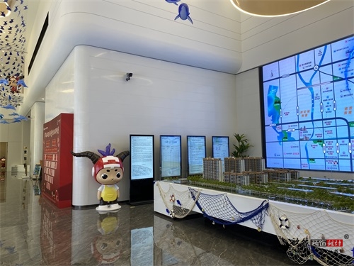 银川售楼部装修设计实景图|镹臻设计