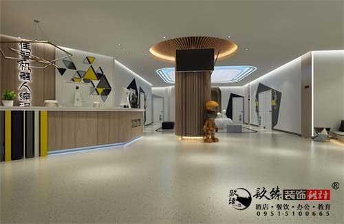 银川培训中心装修设计效果图|镹臻设计